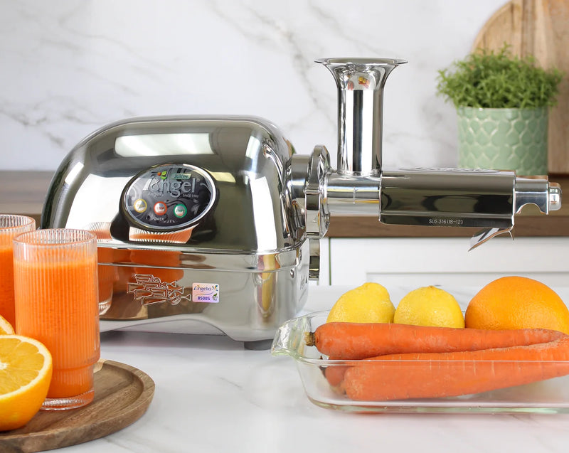 Angel Juicer 8500 All-Stainless Steel Twin Gear Juicer