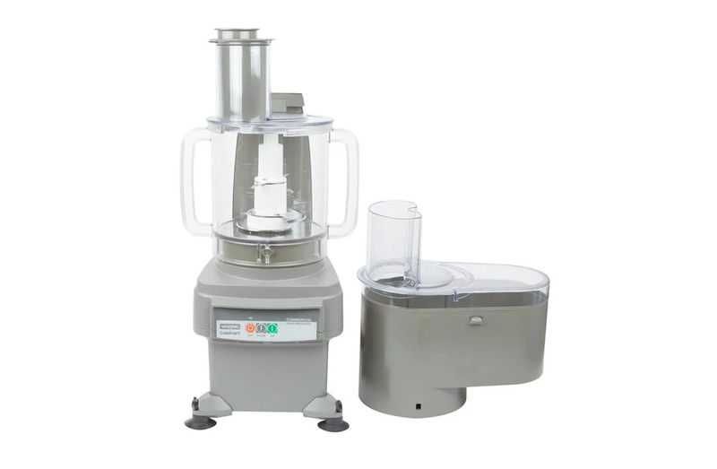 Waring FP2200 Combination Food Processor with 6 Qt. Clear Bowl, Continuous Feed & 2 Discs - 3/4 hp
