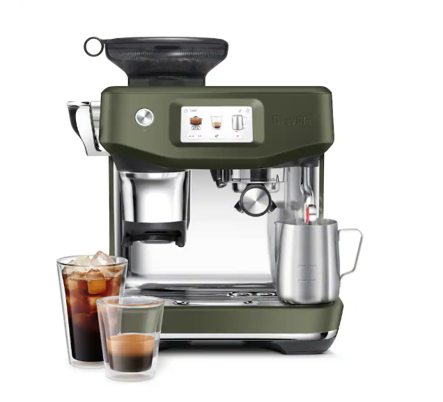 Breville - Barista Touch Impress Espresso Machine - Olive Tapenade